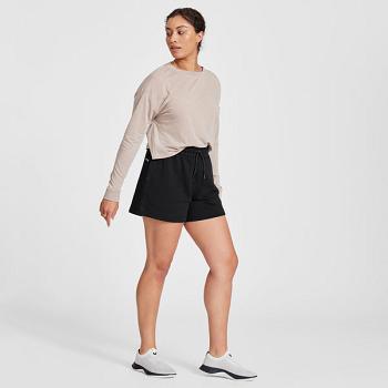 Allbirds R&R Sweat Kurzes Sweathose Damen Schwarz | ATZDE41533