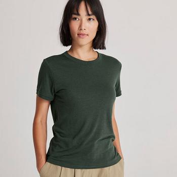 Allbirds Sea T shirts Damen Tiefesgrün | ATIIZ67427