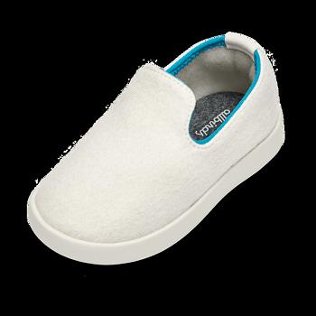 Allbirds Smallbirds Wolle Loungers Slip-Ons Kinder Weiß | GATUC27748