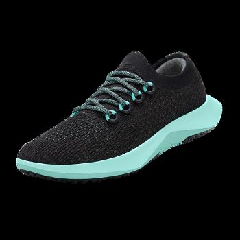 Allbirds Tree Dasher 2 Laufschuhe Damen Schwarz Mintfarben | ATDFL19327