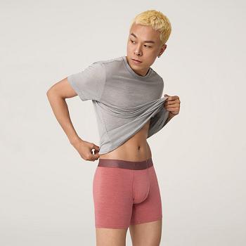 Allbirds Trino® Boxer Brief Unterwäsche Herren Rosa | AATWC69431