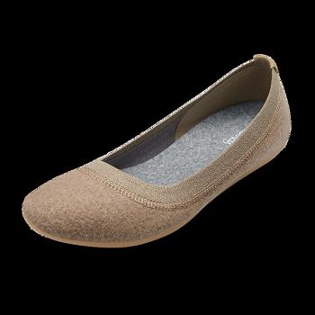 Allbirds Wolle Breezers Slip-Ons Damen Beige | DATKV92921