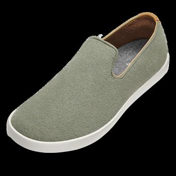 Allbirds Wolle Loungers Slip-Ons Herren Tiefesgrün | ATQCS60346