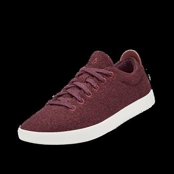 Allbirds Wolle Pipers Sneakers Damen Bordeaux | ATQCS51016