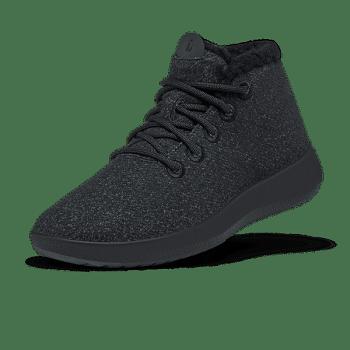 Allbirds Wolle Runner-up Mizzle Fluffs Waterproof Shoess Damen Schwarz | ATJZR47487