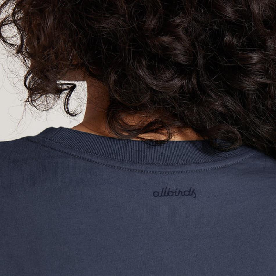 Allbirds Allgood Baumwoll T shirts Damen Indigo | LATSX39055