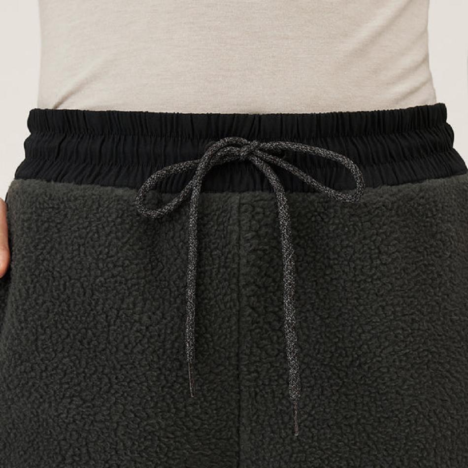 Allbirds Fluff Fleece Pant Sweathose Damen Schwarz | AATDF52451