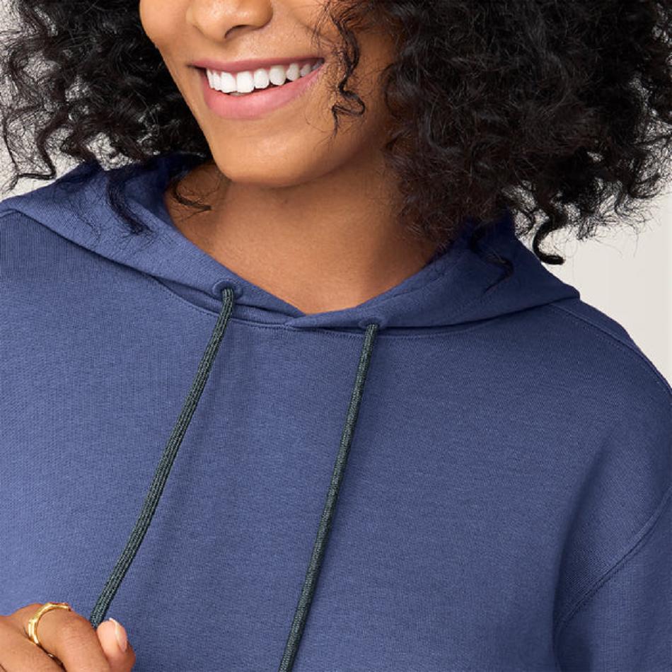 Allbirds R&R Hoodie Sweatshirts Damen Indigo | QATWA10315