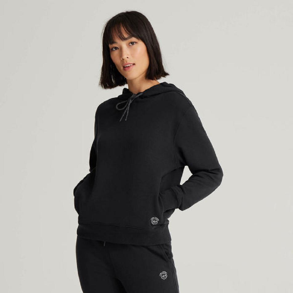 Allbirds R&R Hoodie Sweatshirts Damen Schwarz | ATEAH34653