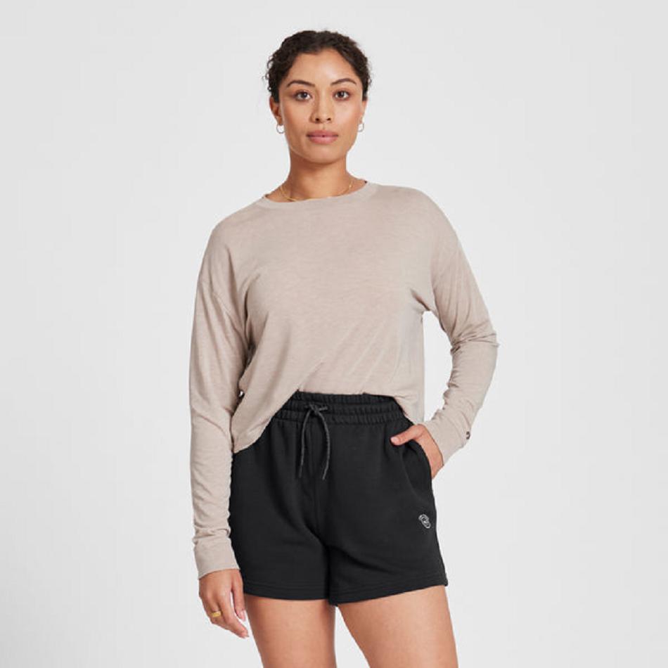 Allbirds R&R Sweat Kurzes Sweathose Damen Schwarz | ATZDE41533