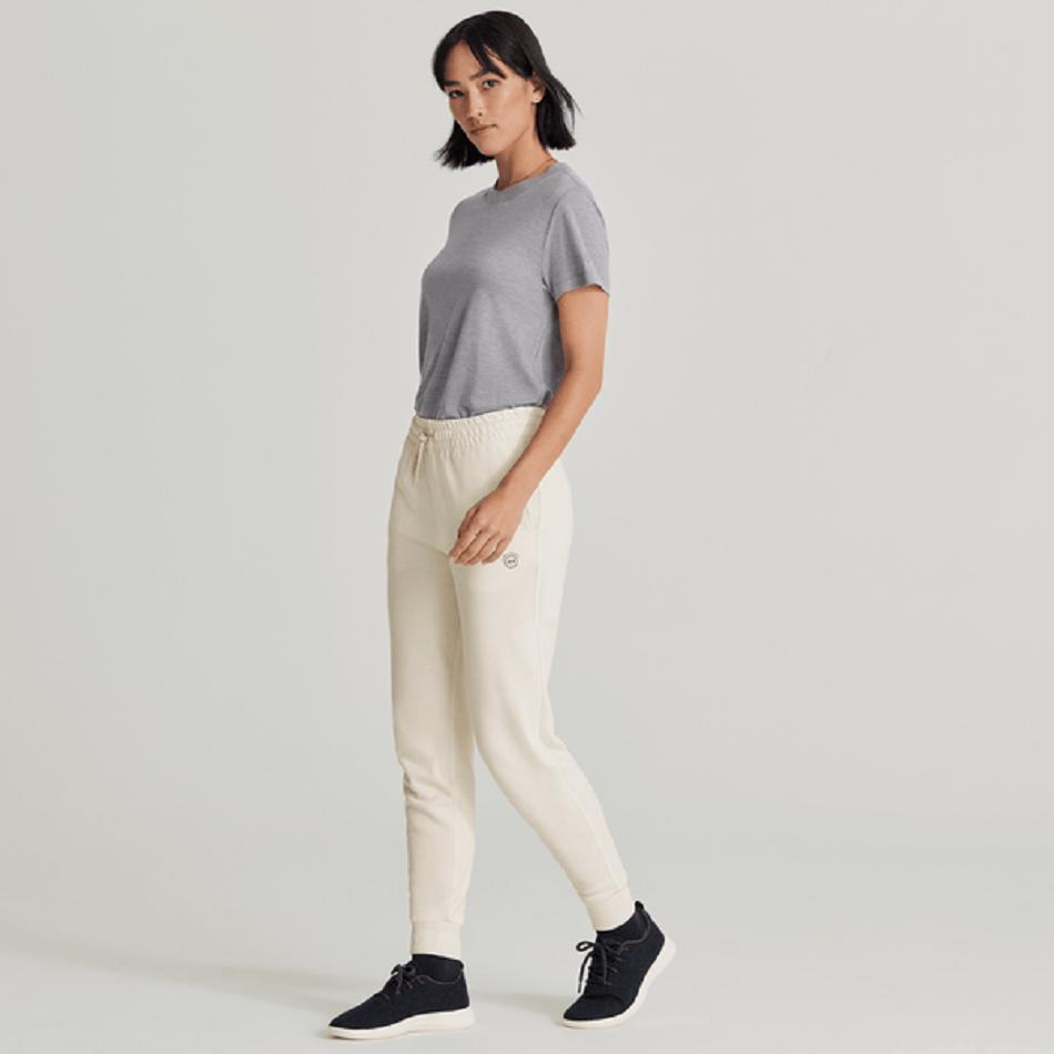 Allbirds R&R Sweatpant Sweathose Damen Weiß | ATZDE89749