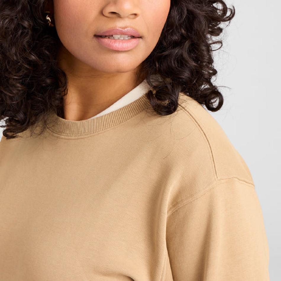 Allbirds R&R Sweatshirt Sweatshirts Damen Beige | BATSO28334