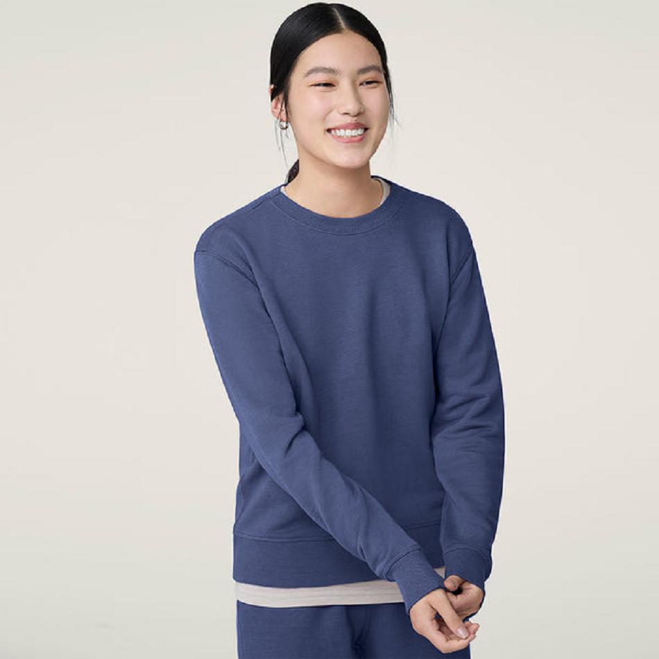 Allbirds R&R Sweatshirt Sweatshirts Damen Indigo | UATND35173