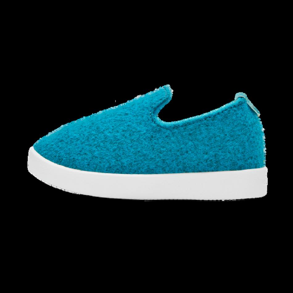 Allbirds Smallbirds Wolle Loungers Slip-Ons Kinder Türkis | ATQAV63423