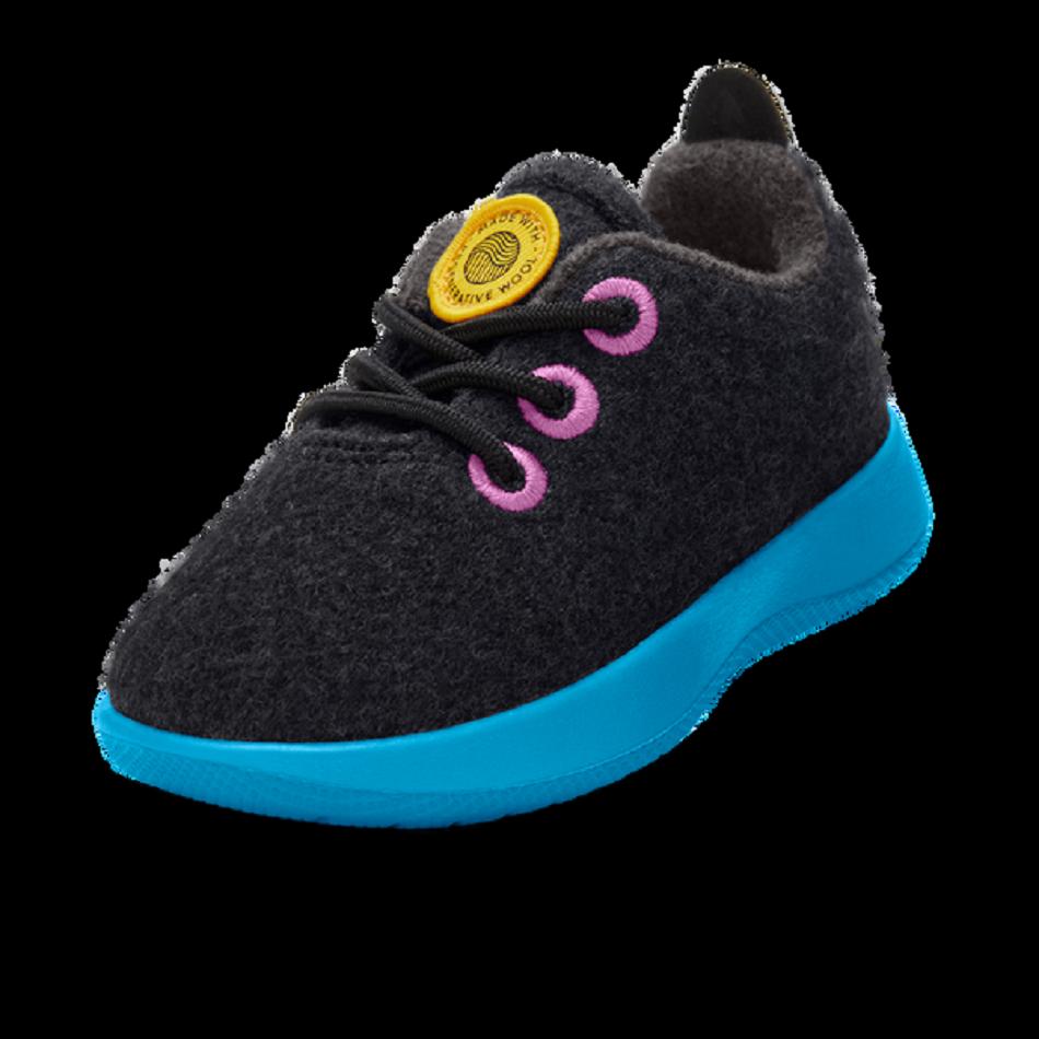 Allbirds Smallbirds Wolle Runners Laufschuhe Kinder Schwarz | MATHR28549