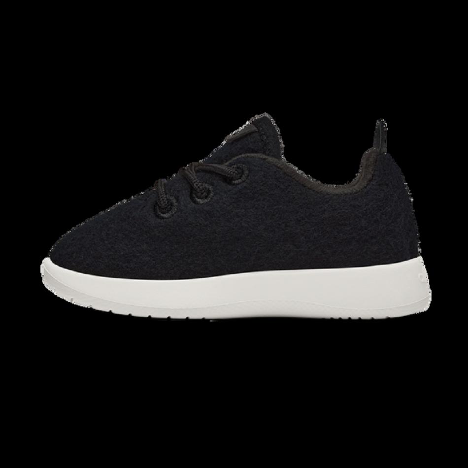 Allbirds Smallbirds Wolle Runners Laufschuhe Kinder Schwarz | QATUV50193