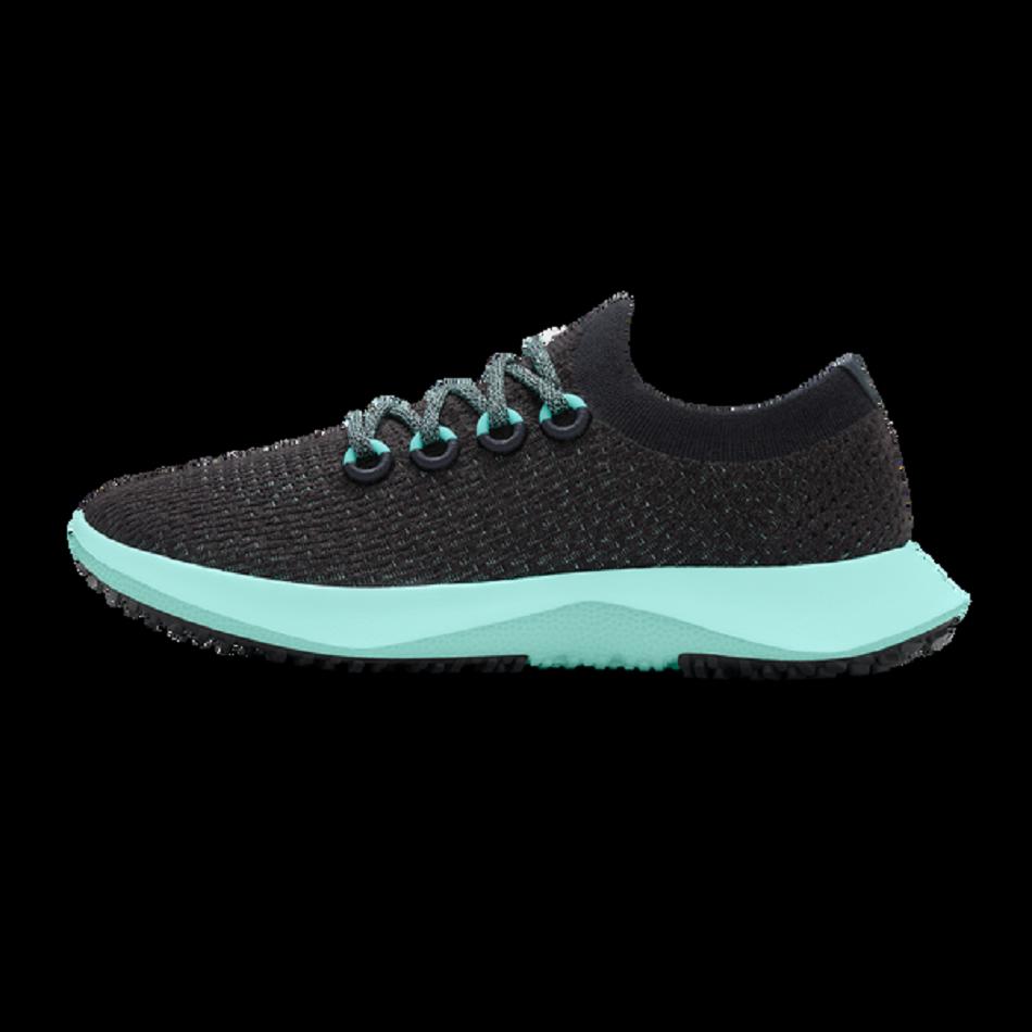 Allbirds Tree Dasher 2 Laufschuhe Damen Schwarz Mintfarben | ATDFL19327