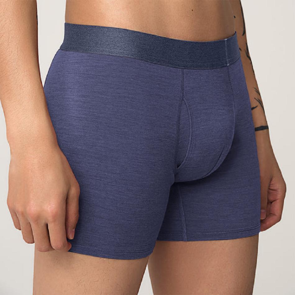 Allbirds Trino® Boxer Brief Unterwäsche Herren Indigo | FATUI59815