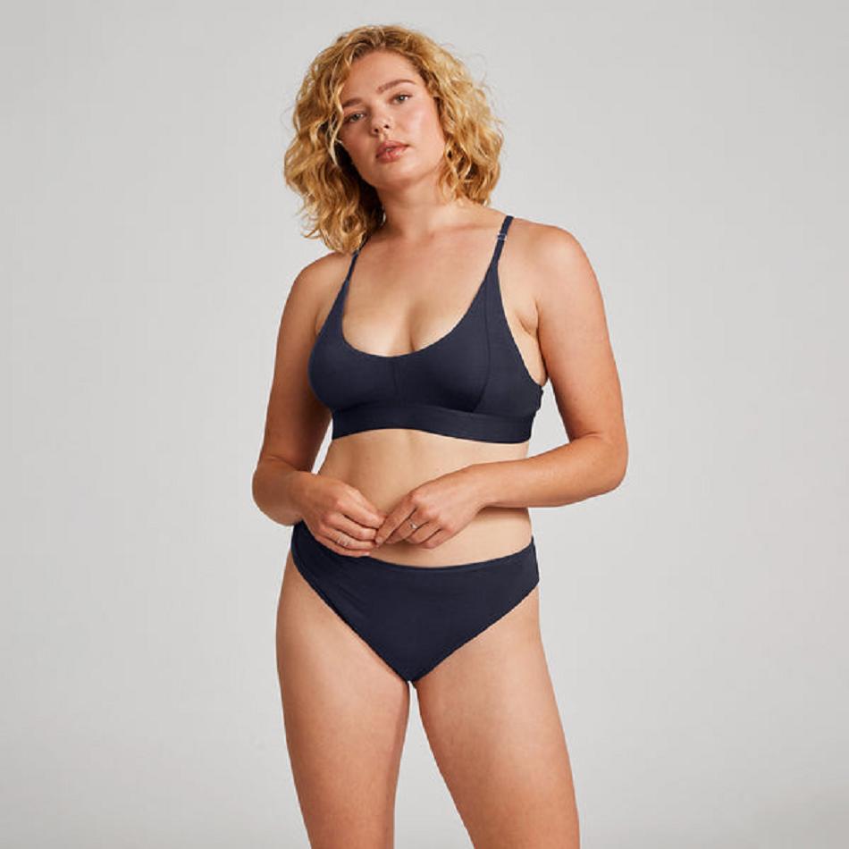 Allbirds Trino® Triangle Bralette Unterwäsche Damen Navy | ATXBR80839