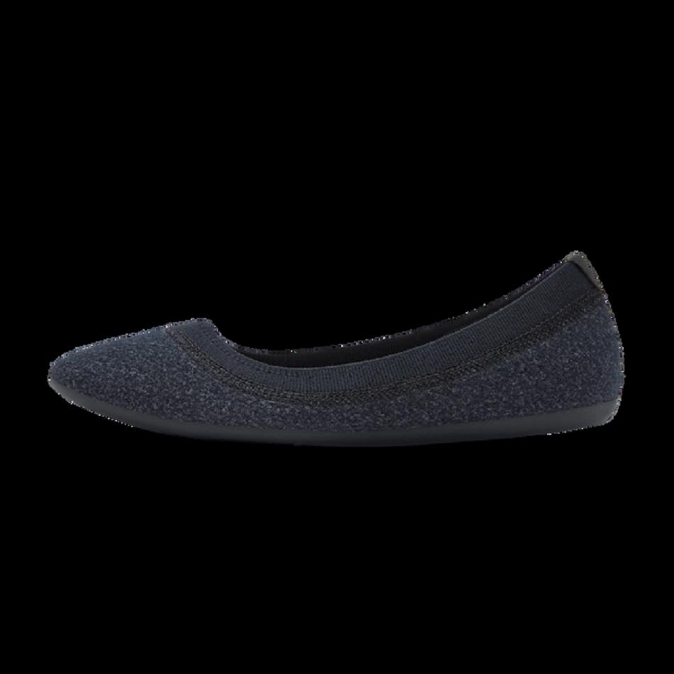 Allbirds Wolle Breezers Wohnungen Damen Schwarz | SATVO65786