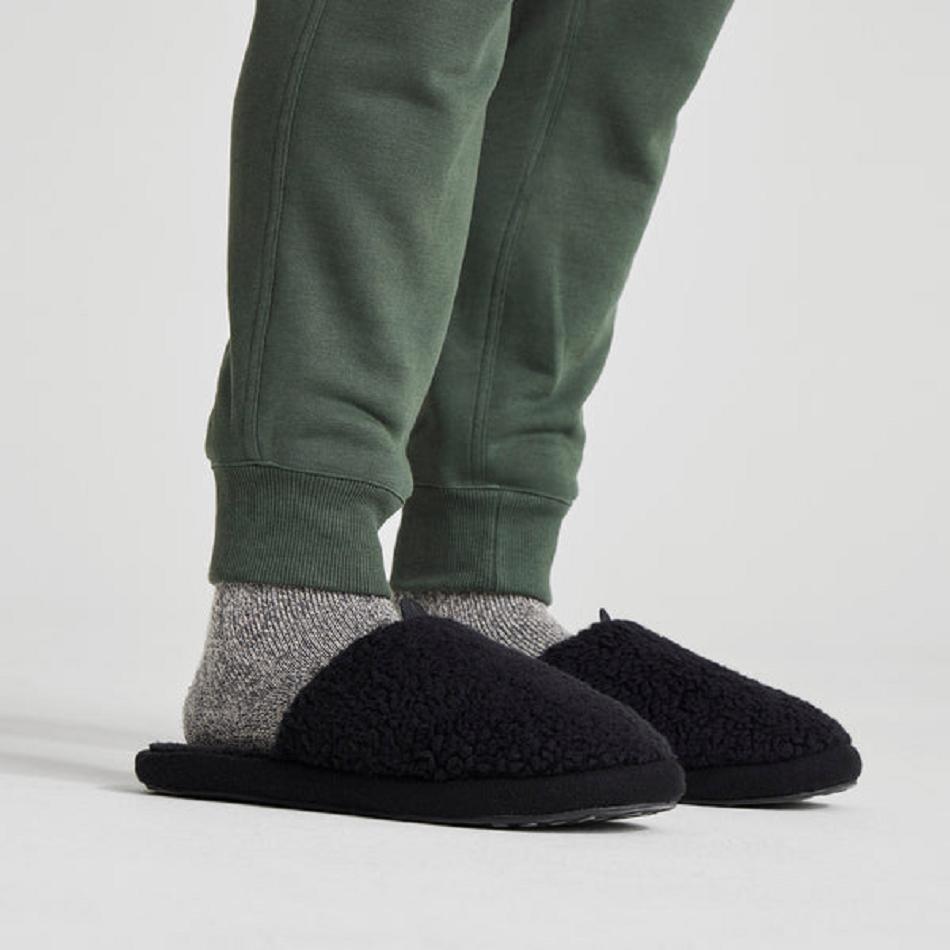 Allbirds Wolle Dwellers Hausschuhe Damen Schwarz | QATWA81942