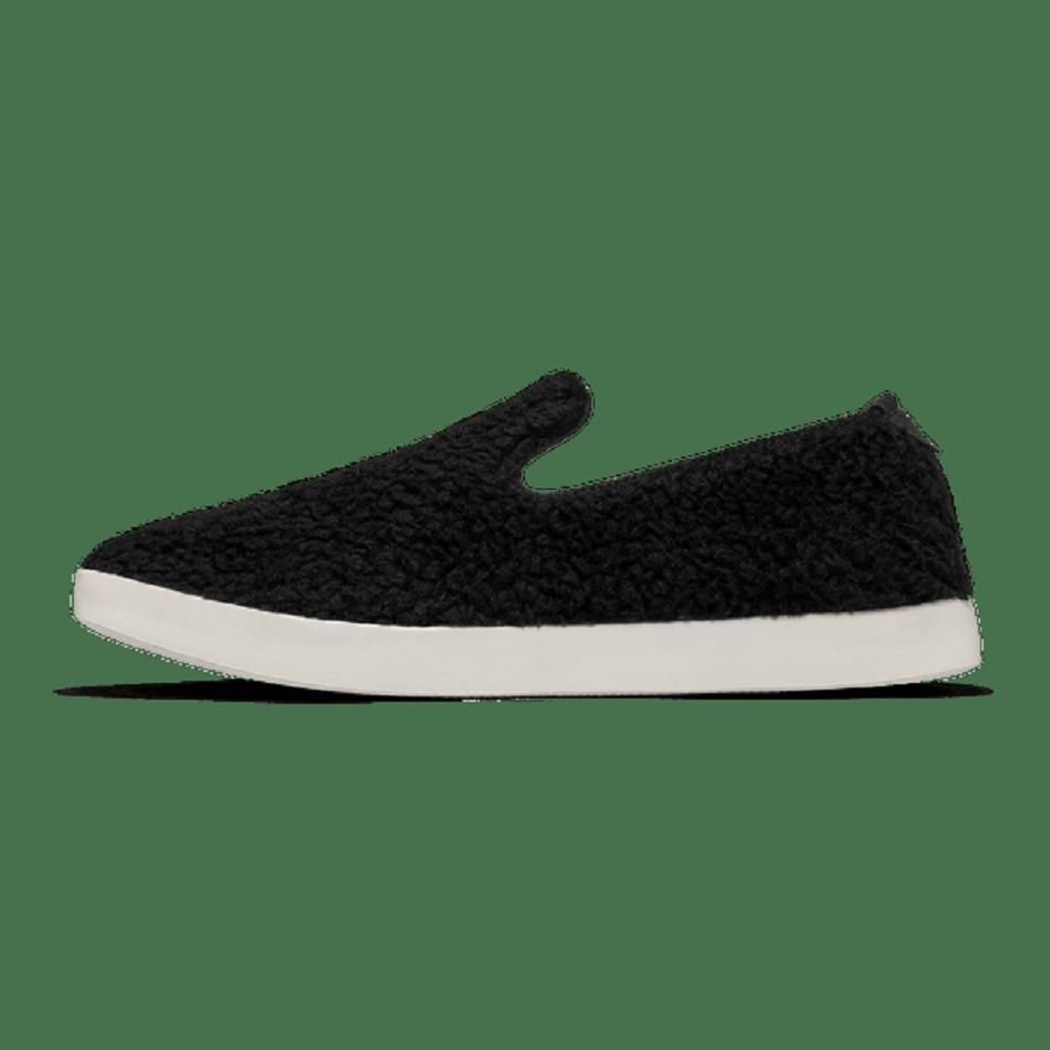 Allbirds Wolle Lounger Fluffs Slip-Ons Herren Schwarz | ATZDE85033