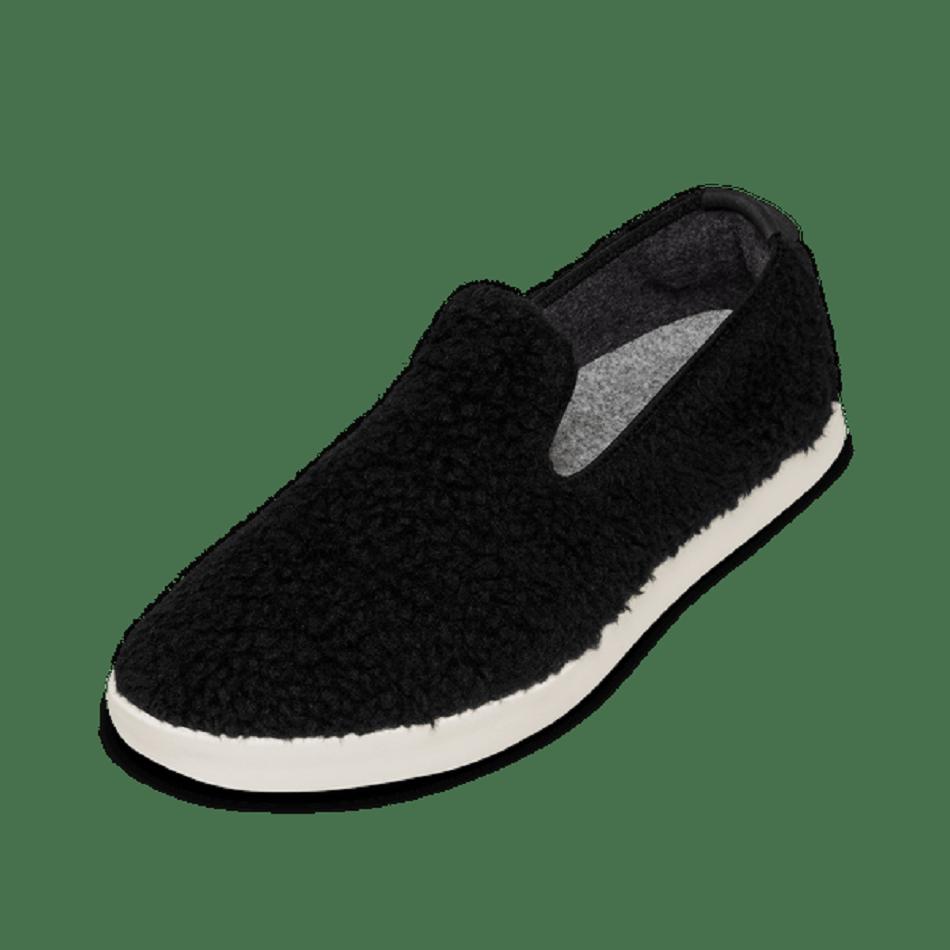 Allbirds Wolle Lounger Fluffs Slip-Ons Herren Schwarz | ATZDE85033