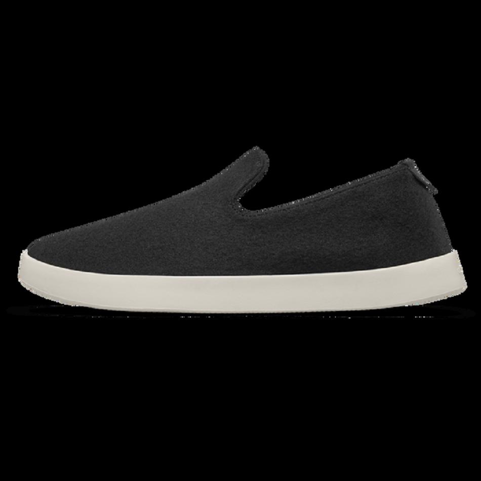 Allbirds Wolle Loungers Slip-Ons Herren Schwarz | YATVQ29042