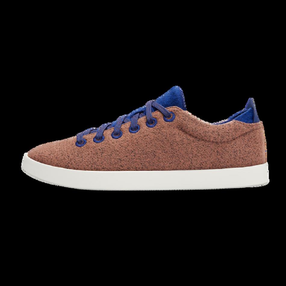 Allbirds Wolle Pipers Sneakers Damen Blau Beige | QATUV95335