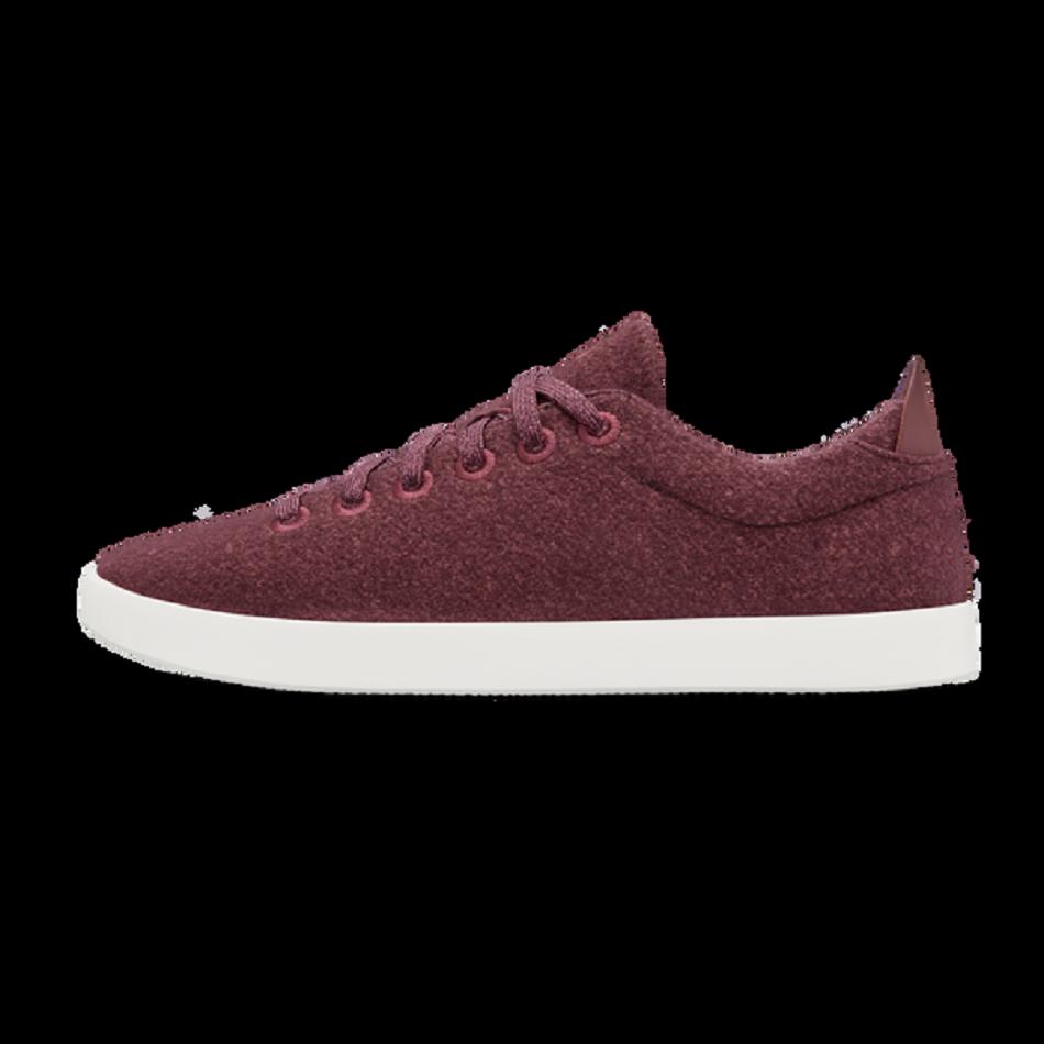 Allbirds Wolle Pipers Sneakers Damen Bordeaux | ATQCS51016