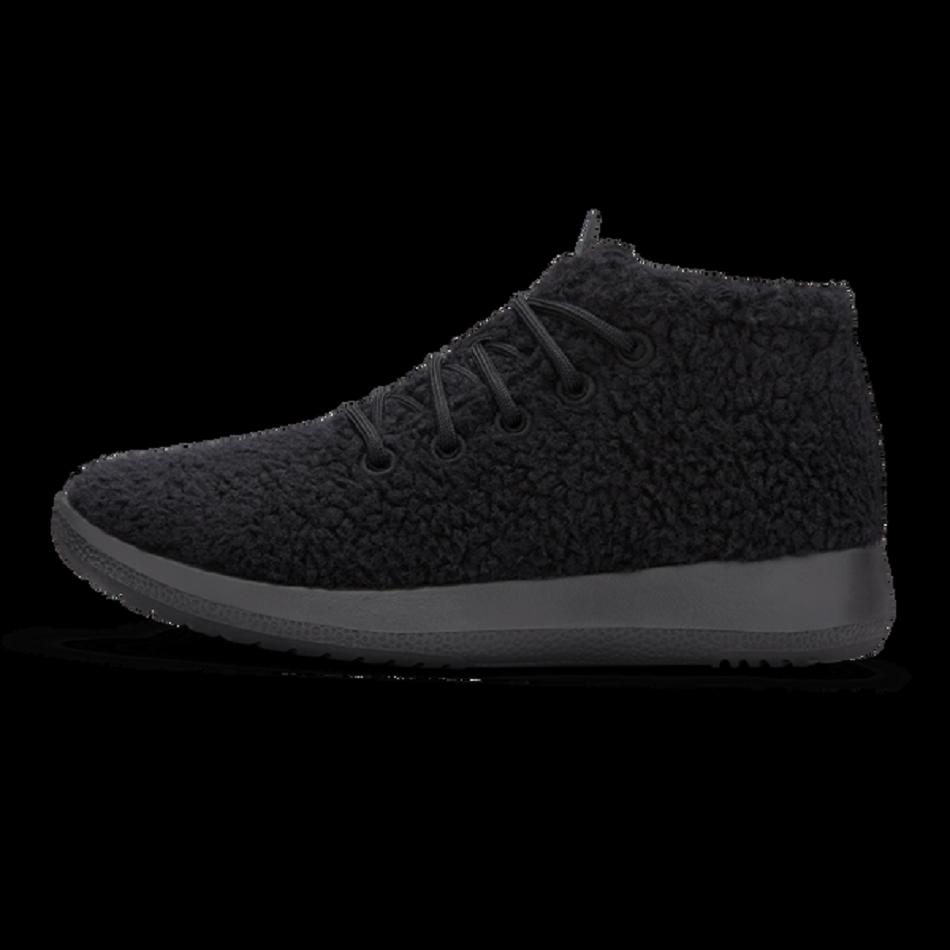 Allbirds Wolle Runner-up Fluffs High Damen Schwarz | MATFT31883