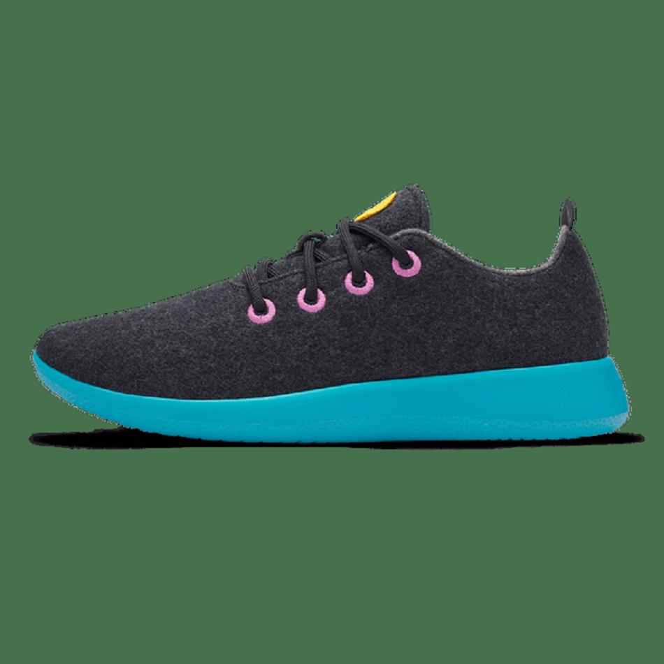 Allbirds Wolle Runners Sneakers Damen Schwarz Türkis | MATFT25451