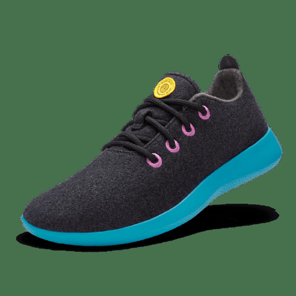 Allbirds Wolle Runners Sneakers Damen Schwarz Türkis | MATFT25451